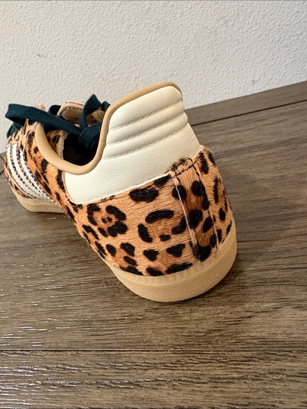 NIB [adidas] Samba OG Leopard Magic Beige Low-Top Sneakers Shoes Women's 10.5